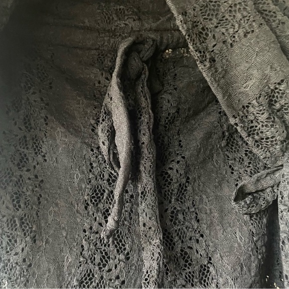 Kucoon ruched waist drawstring lace festival pants - Picture 7 of 10